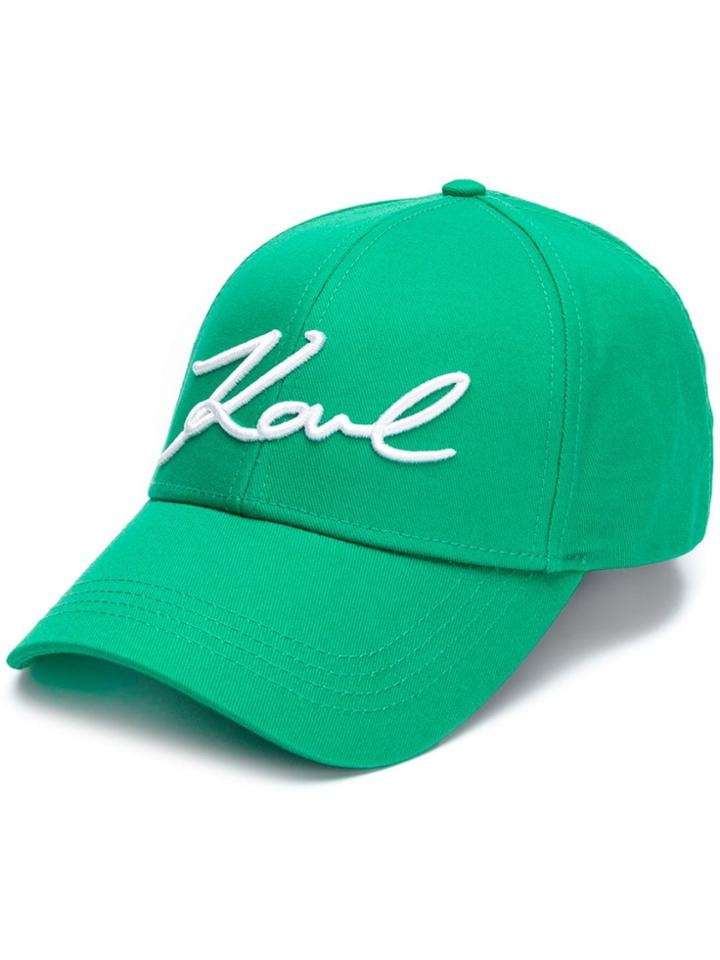 Karl Lagerfeld K/signature Cap - Green