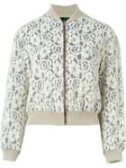 Jean Paul Gaultier Vintage Floral Lace Bomber Jacket