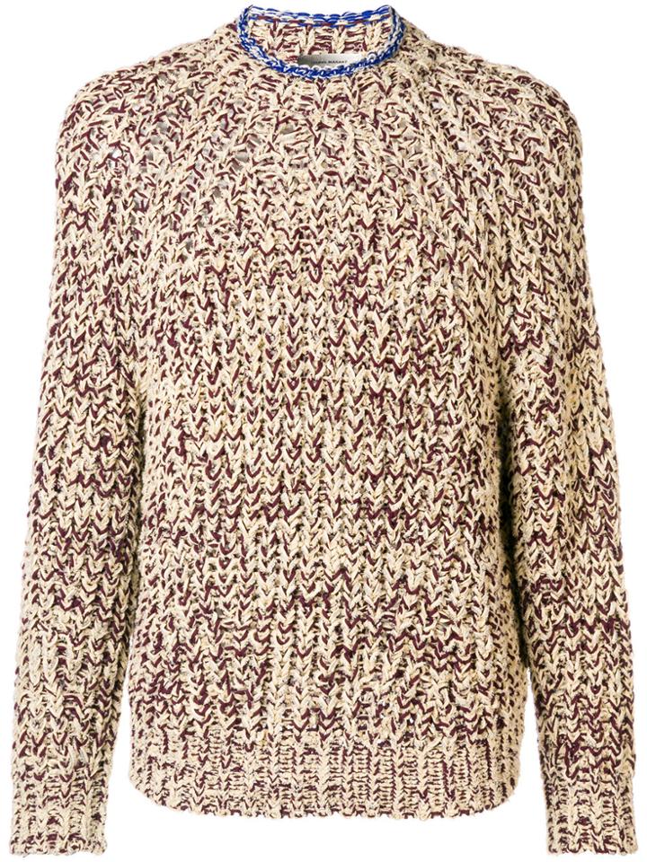 Isabel Marant Qenji Knitted Jumper - Nude & Neutrals