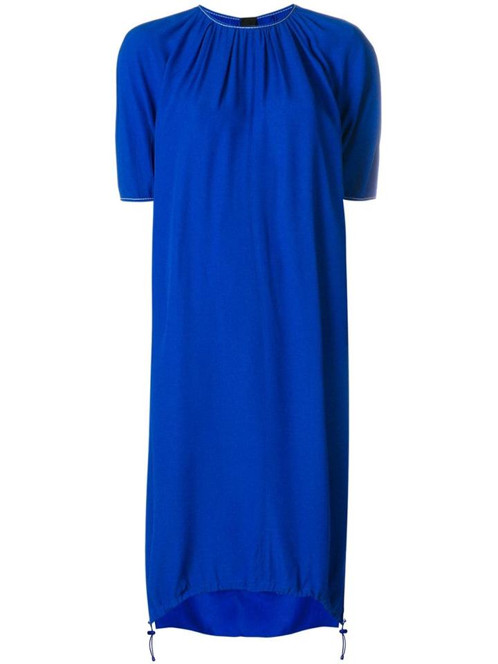Marni Ruched Shift Dress - Blue