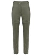 Reinaldo Lourenço High Waisted Trousers, Women's, Size: 40, Grey, Cotton/spandex/elastane