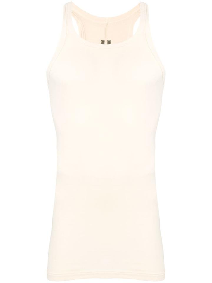 Rick Owens Drkshdw Fitted Vest Top - Neutrals