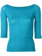 Antonio Marras Fitted Top - Blue