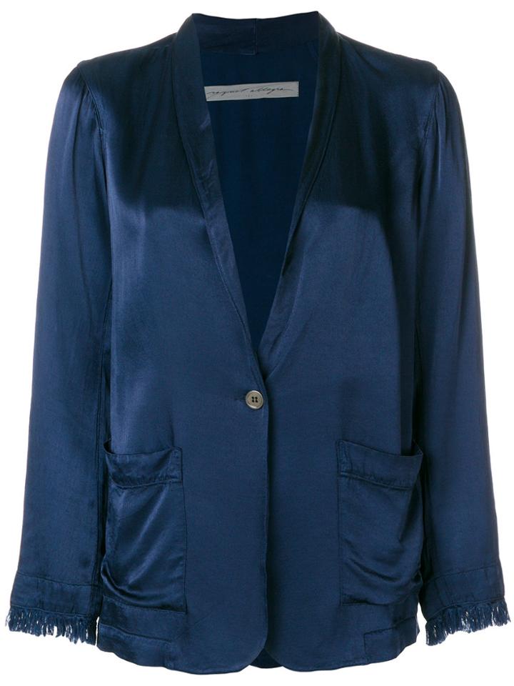 Raquel Allegra Shawl Blazer - Blue