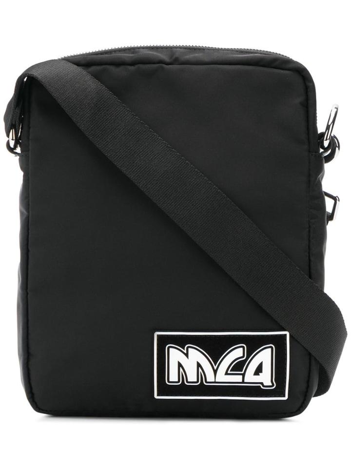 Mcq Alexander Mcqueen Logo Messenger Bag - Black