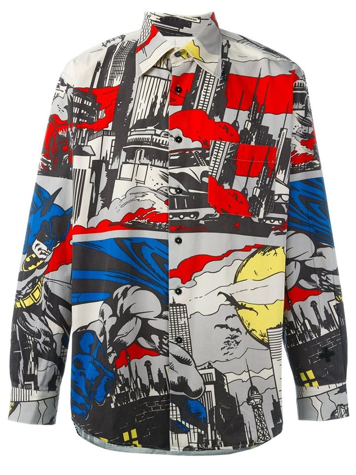 Jc De Castelbajac Vintage Batman Print Shirt