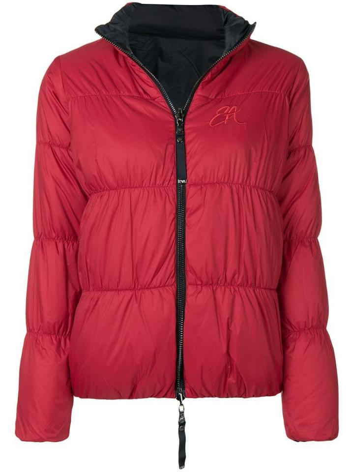 Emporio Armani Short Puffer Jacket - Red