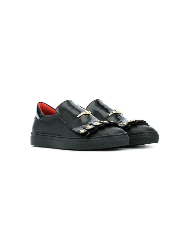 Cesare Paciotti Kids Cesare Paciotti Kids 51755v1t Nero Goat Skin/calf