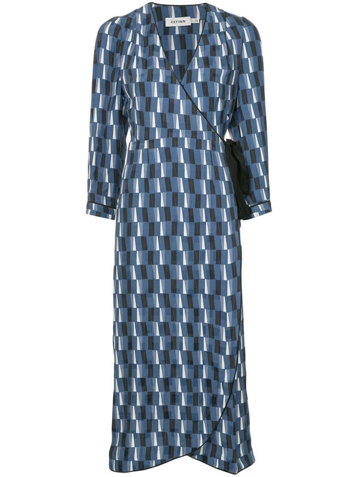 Cefinn Cefinn D123 Blue Geo Print