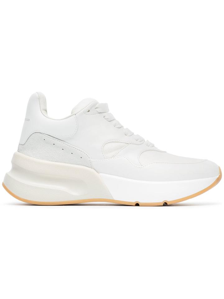 Alexander Mcqueen Lace Up Sneaker - White