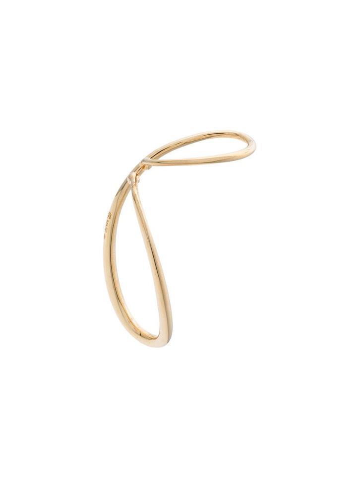 Charlotte Chesnais Gold Vermeil Mirage Double Loop Ear Cuff - Yellow