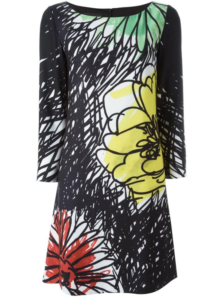 Boutique Moschino Floral Print Shift Dress