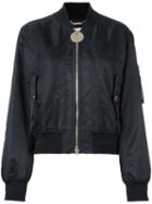 Givenchy Classic Bomber Jacket, Women's, Size: 44, Black, Polyamide/viscose/polyester