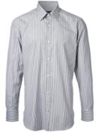Estnation Striped Shirt, Men's, Size: 41, Grey, Cotton