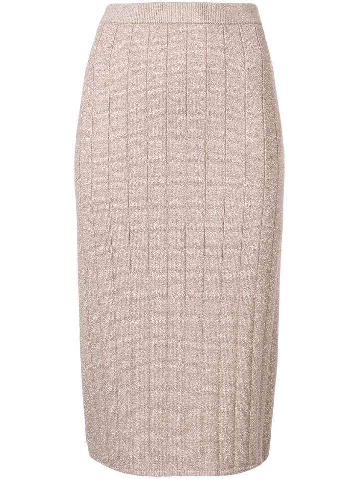 Marc Jacobs Metallic Knitted Skirt