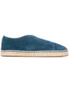 Bottega Veneta Denim Suede Gala Espadrille - Blue
