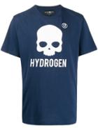 Hydrogen Printed Logo T-shirt - Blue