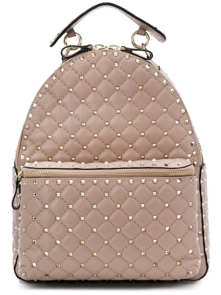 Valentino Valentino Garavani Rockstud Spike Backpack - Nude & Neutrals