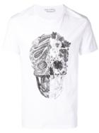 Alexander Mcqueen Patchwork Skull Print T-shirt - White