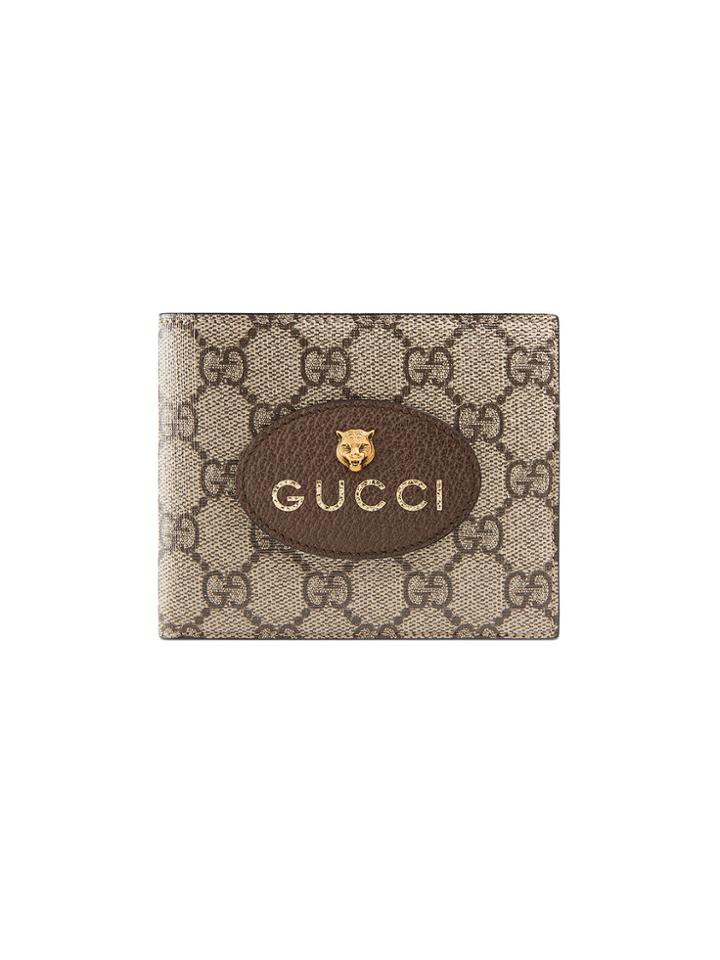 Gucci Neo Vintage Gg Supreme Wallet - Brown