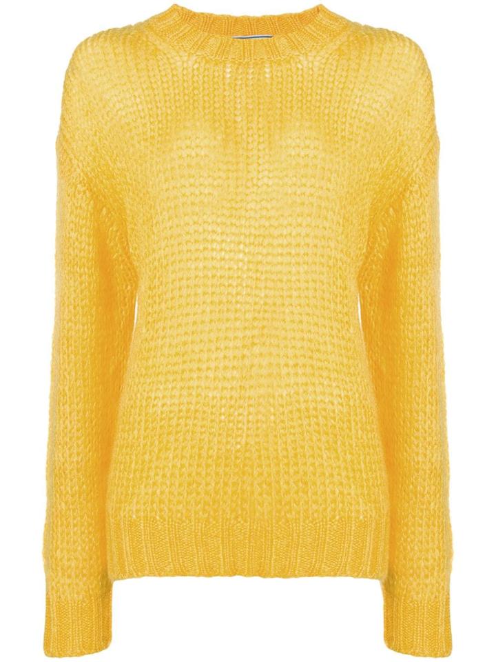 Prada Chunky Knit Sweater - Yellow & Orange