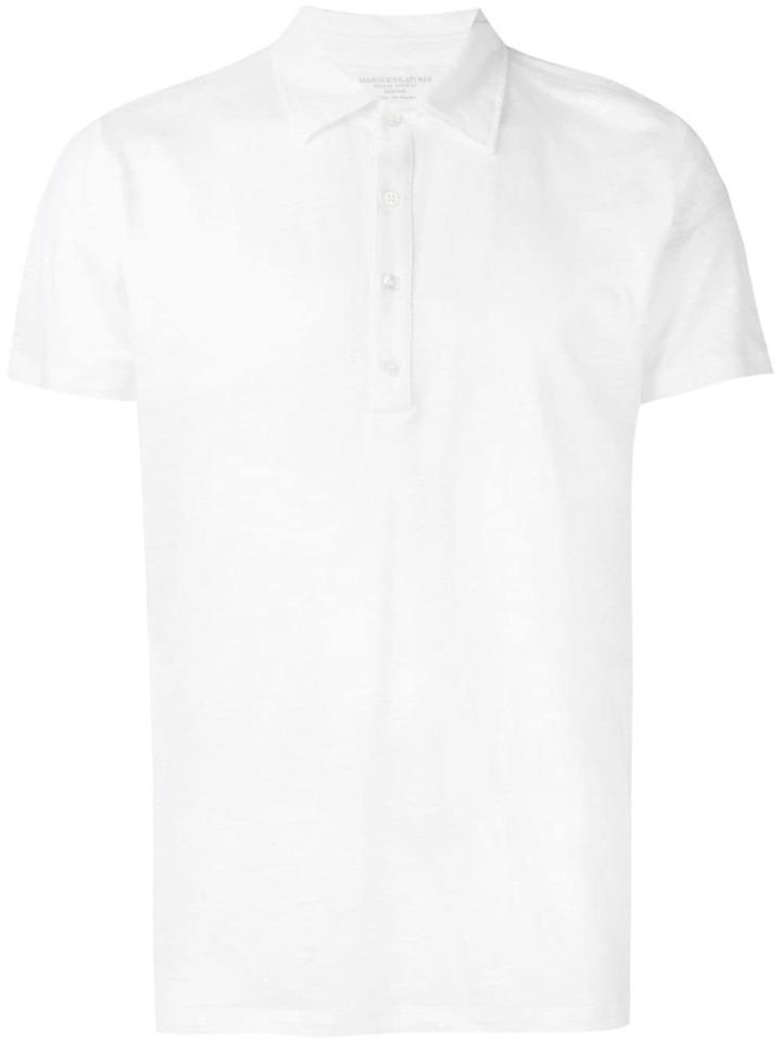 Majestic Filatures Shortsleeved Polo Shirt - White