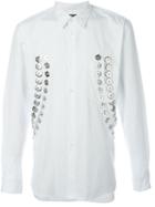 Comme Des Garçons Homme Plus Cut-out Snap Button Shirt