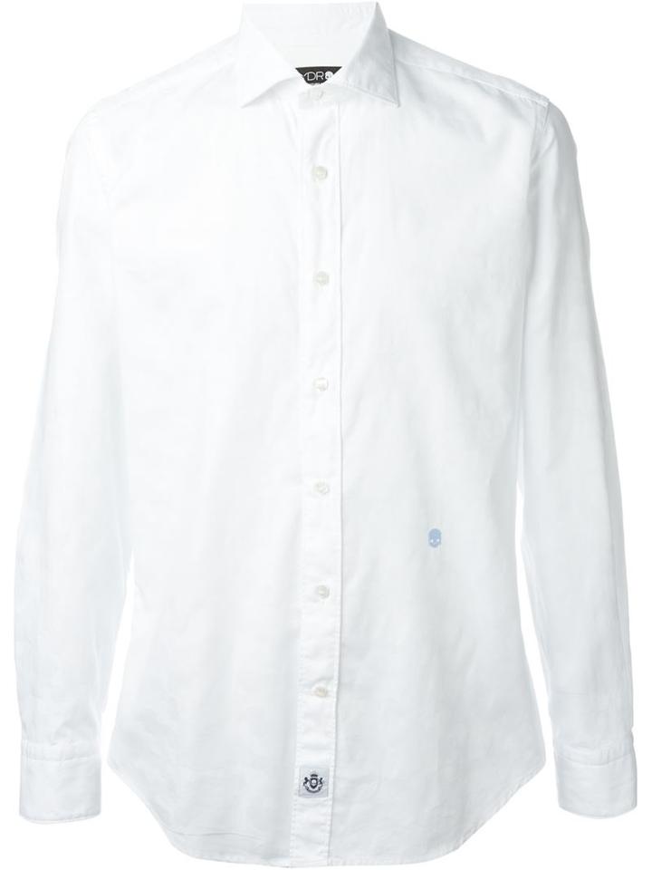 Hydrogen Embroidered Skull Shirt