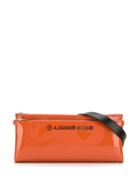 Mm6 Maison Margiela Reverse Logo Crossbody Bag - Orange