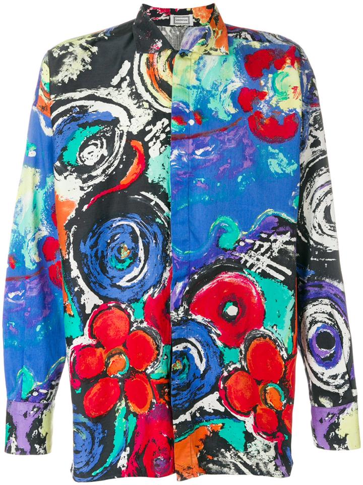 Versace Vintage Floral Print Shirt - Multicolour