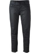 Rick Owens Drkshdw Cropped Jeans, Women's, Size: 29, Black, Cotton/spandex/elastane