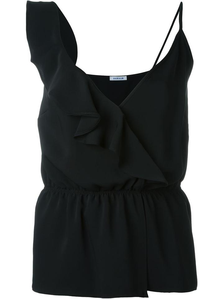 P.a.r.o.s.h. Pantera Top, Women's, Black, Polyester