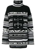 Givenchy Embroidered Roll-neck Sweater - Black