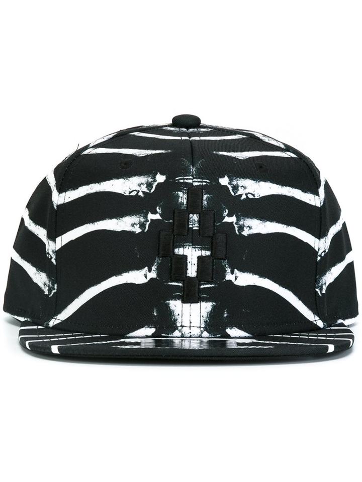 Marcelo Burlon County Of Milan 'starter Villarrica' Cap, Men's, Black, Polyester/polyethylene/zinc