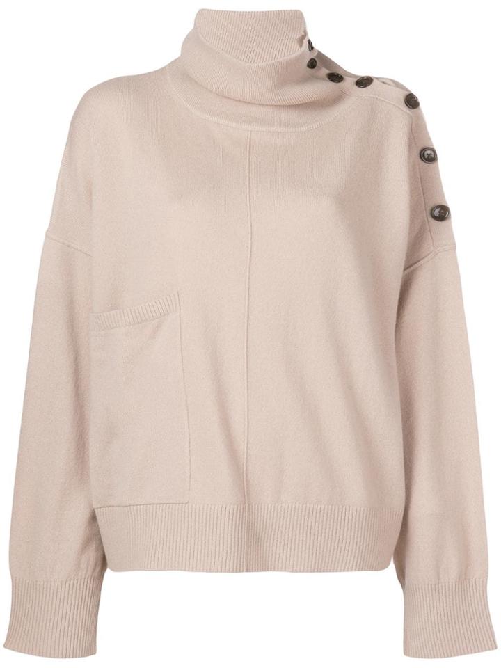 Joseph Turtle Neck Jumper - Nude & Neutrals