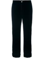 For Restless Sleepers Elastic Waistband Flared Trousers