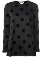 Comme Des Garçons Heart Sweatshirt, Women's, Size: Medium, Black, Polyester