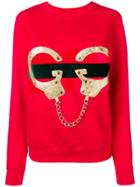 Nil & Mon Handcuffs Sweatshirt - Red