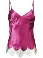 Gilda & Pearl Lace Trim Camisole - Pink