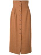 Muller Of Yoshiokubo Koutoubia Pencil Skirt - Brown