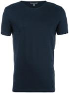 John Varvatos Plain T-shirt, Men's, Size: Medium, Blue, Cotton