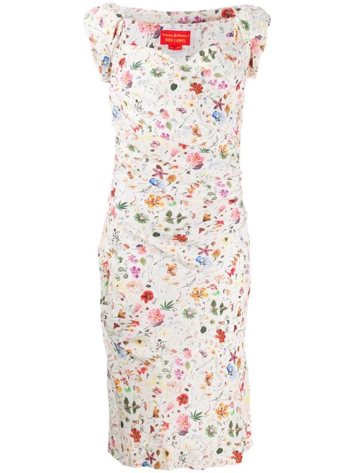 Vivienne Westwood Pre-owned Floral Bustier Dress - White