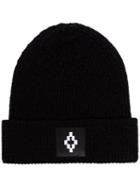 Marcelo Burlon County Of Milan Logo-patch Beanie Hat - Black