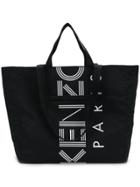 Kenzo Printed Logo Tote Bag - Black