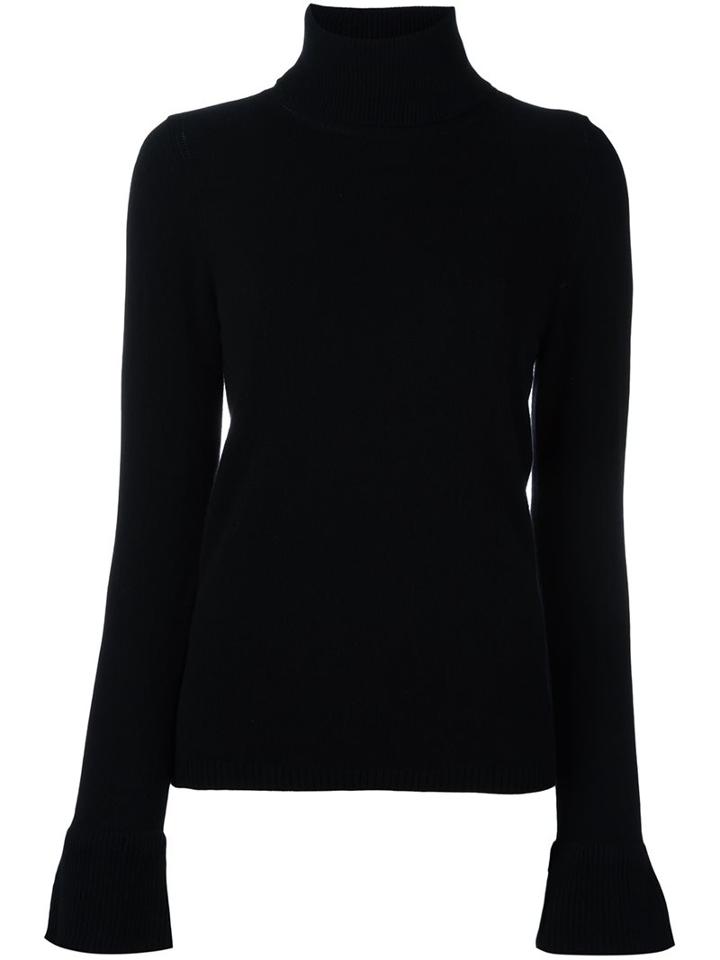 Vilshenko High Neck Jumper, Women's, Size: Medium, Black, Cashmere/wool