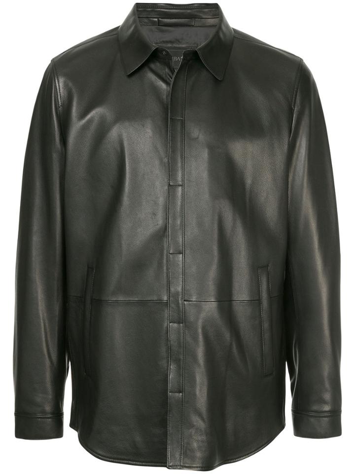 D'urban Concealed Buttoned Jacket - Black