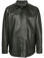 D'urban Concealed Buttoned Jacket - Black