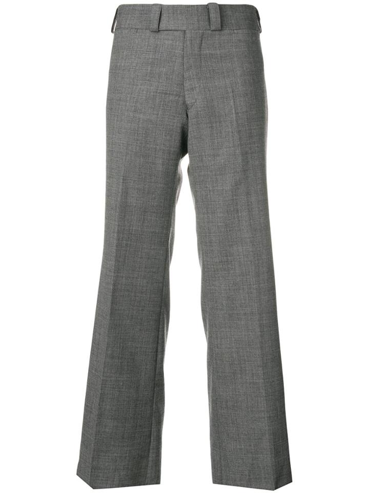Junya Watanabe Flared Cropped Trousers - Grey