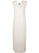 Twin-set Maxi T-shirt Dress, Women's, Size: Small, Nude/neutrals, Cotton/polyamide