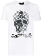 Philipp Plein Detailed Skull Print T-shirt - White